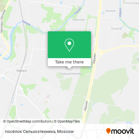 посёлок Сельхозтехника map