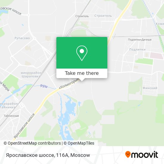 Ярославское шоссе, 116А map