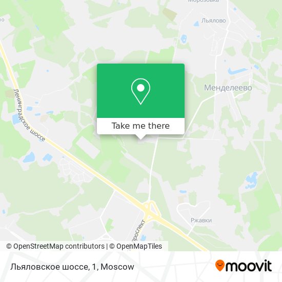 Льяловское шоссе, 1 map
