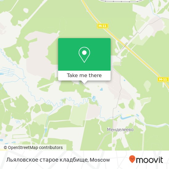 Льяловское старое кладбище map