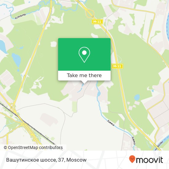 Вашутинское шоссе, 37 map