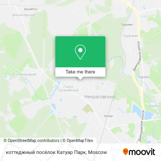 коттеджный посёлок Катуар Парк map