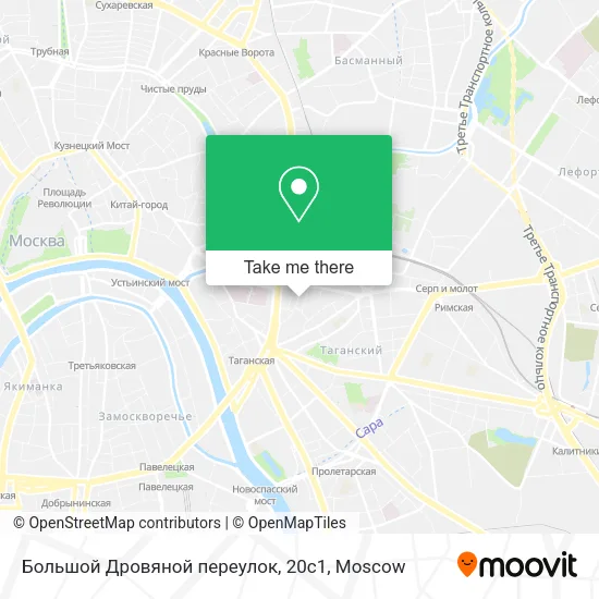 Большой Дровяной переулок, 20с1 map