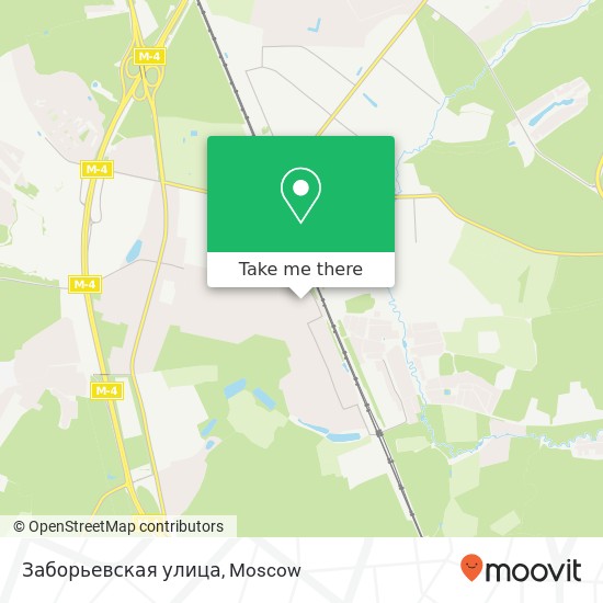 Заборьевская улица map