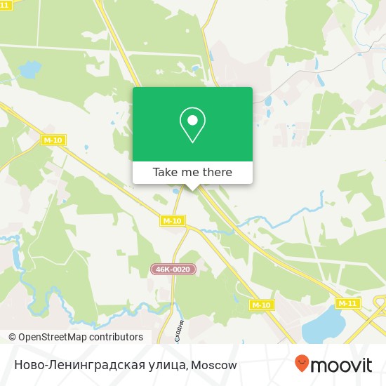 Ново-Ленинградская улица map