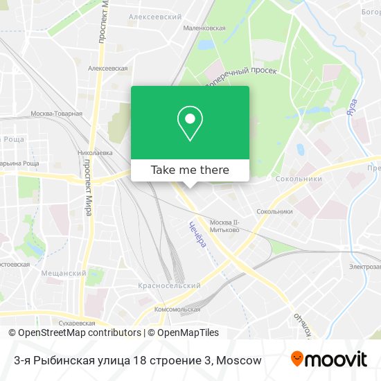 3-я Рыбинская улица 18 строение 3 map