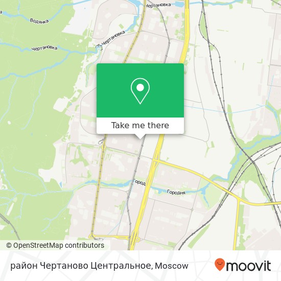 район Чертаново Центральное map