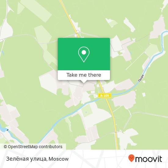 Зелёная улица map