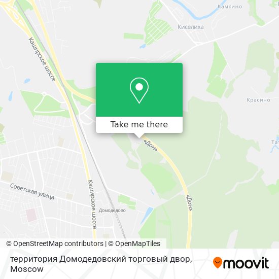 территория Домодедовский торговый двор map
