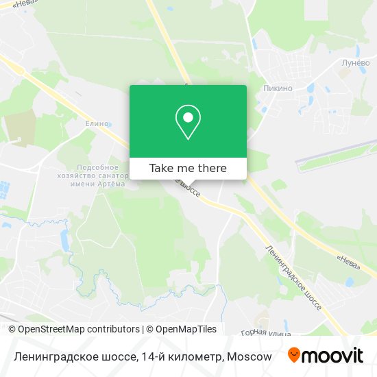 Ленинградское шоссе, 14-й километр map