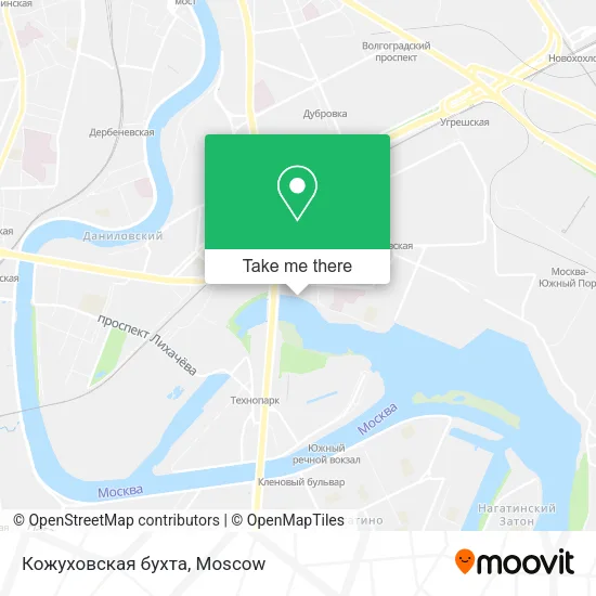 Кожуховская бухта map