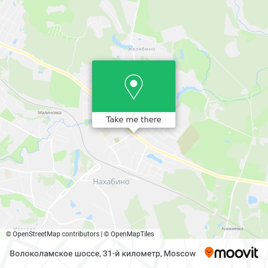 Волоколамское шоссе, 31-й километр map