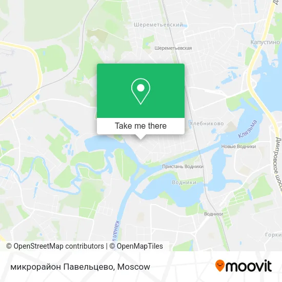 микрорайон Павельцево map