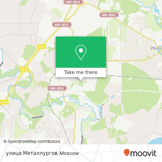 улица Металлургов map