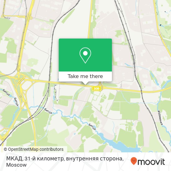 МКАД, 31-й километр, внутренняя сторона map