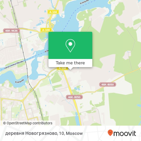 деревня Новогрязново, 10 map