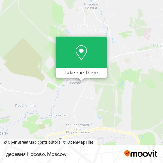 деревня Носово map