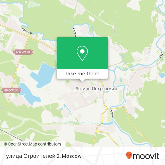 улица Строителей 2 map