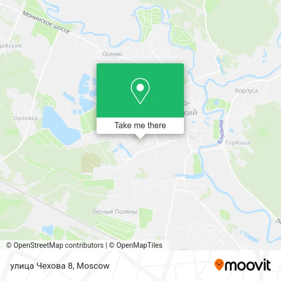 улица Чехова 8 map