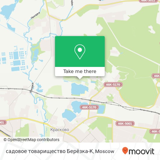 садовое товарищество Берёзка-К map