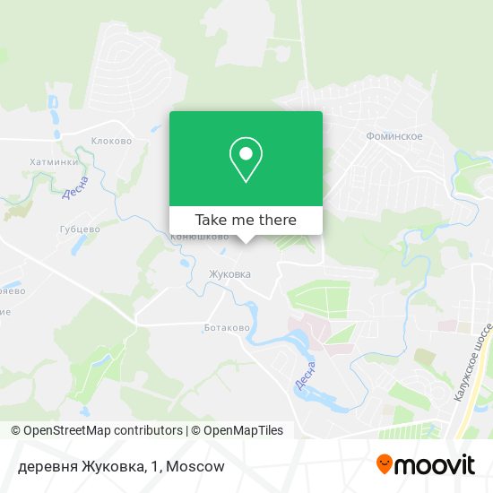 деревня Жуковка, 1 map