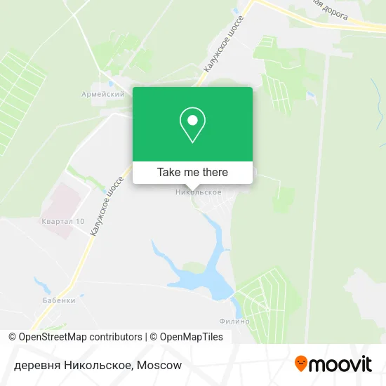 деревня Никольское map