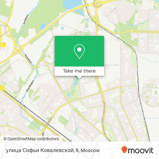 улица Софьи Ковалевской, 8 map