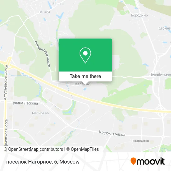 посёлок Нагорное, 6 map