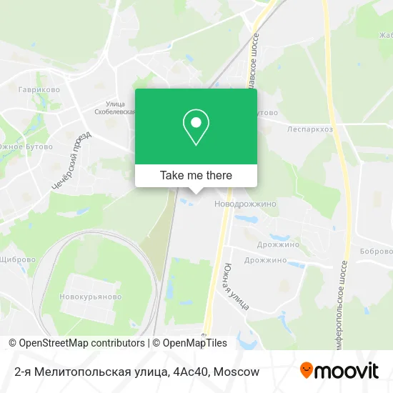 2-я Мелитопольская улица, 4Ас40 map