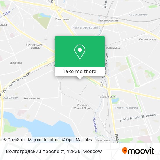 Волгоградский проспект, 42к36 map