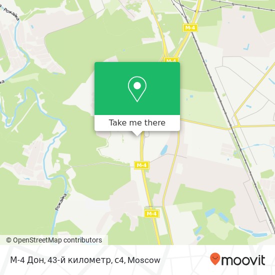 М-4 Дон, 43-й километр, с4 map