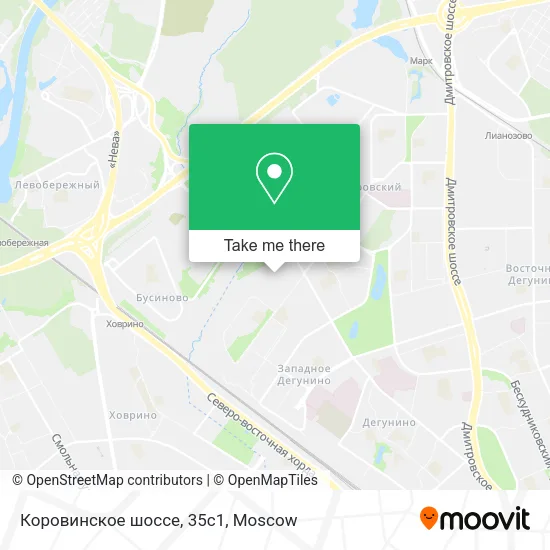Коровинское шоссе, 35с1 map