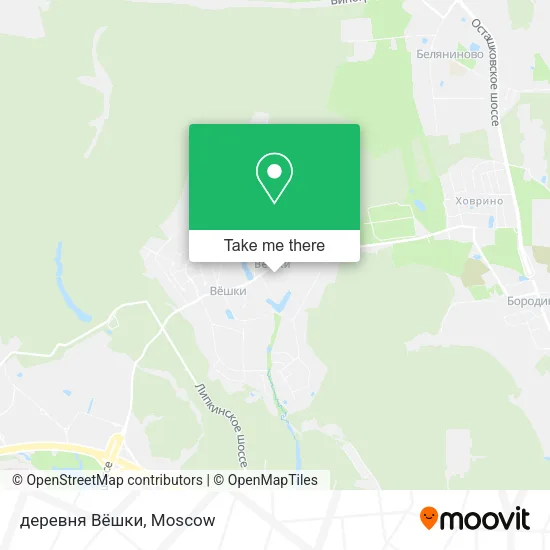 деревня Вёшки map