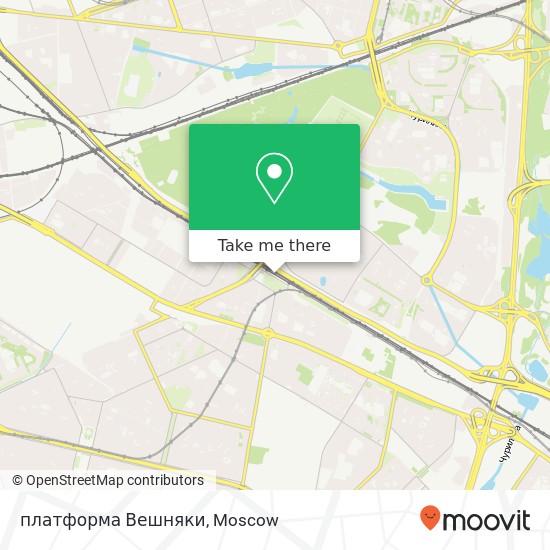 платформа Вешняки map