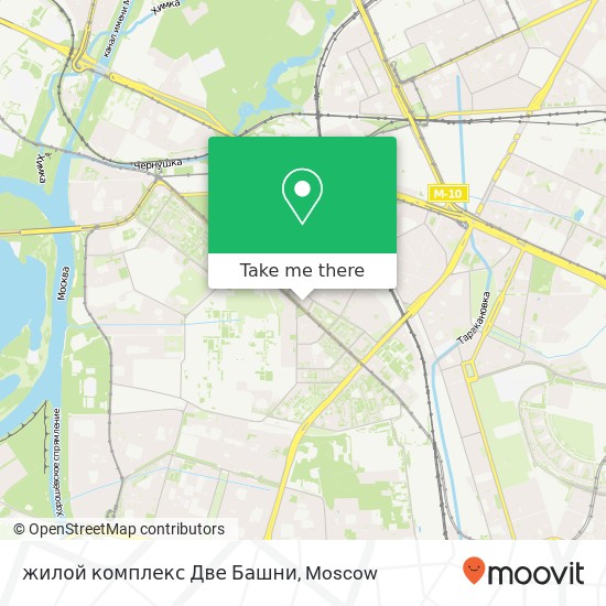 жилой комплекс Две Башни map