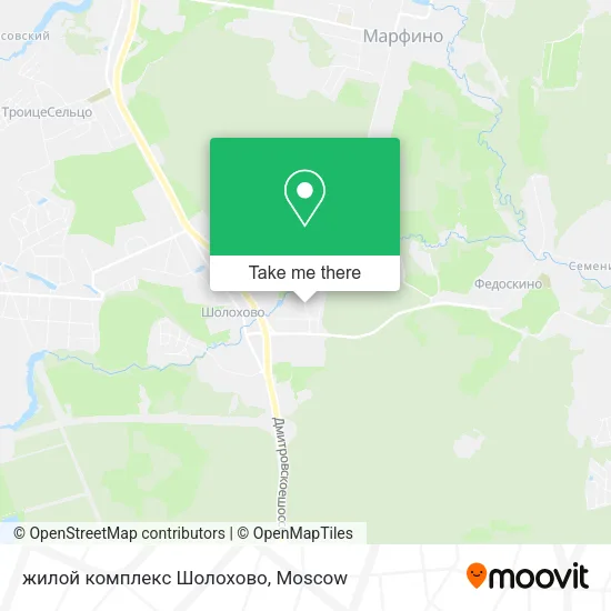 жилой комплекс Шолохово map