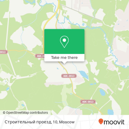 Строительный проезд, 10 map