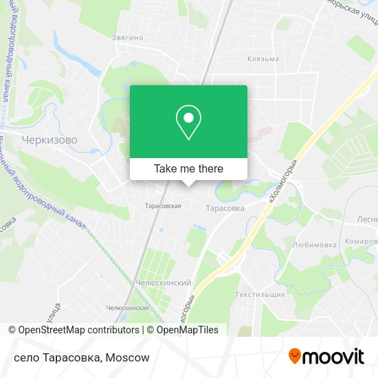 село Тарасовка map