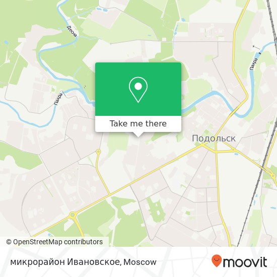 микрорайон Ивановское map