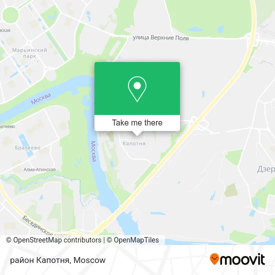 район Капотня map