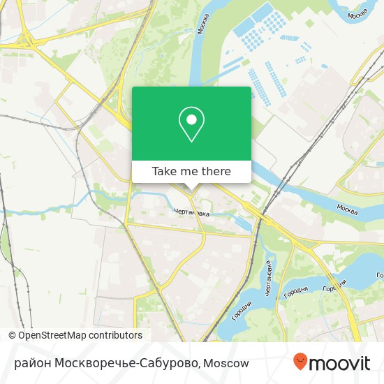 район Москворечье-Сабурово map