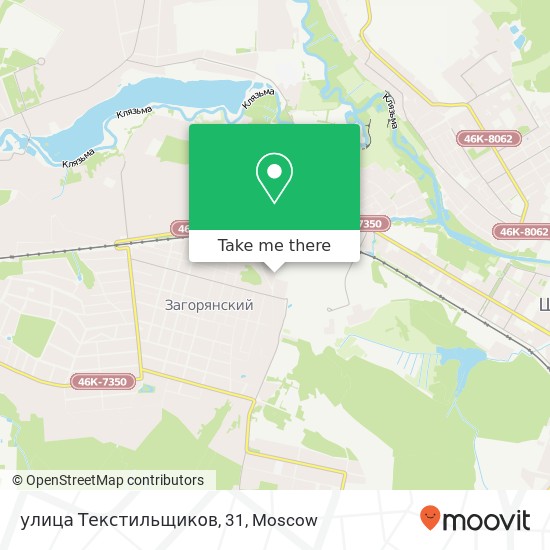 улица Текстильщиков, 31 map