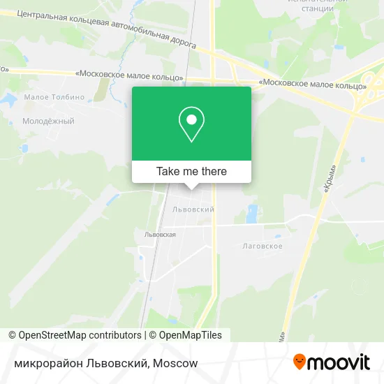 микрорайон Львовский map