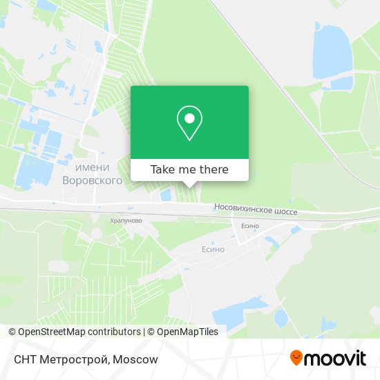 СНТ Метрострой map