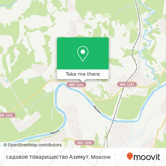 садовое товарищество Азимут map