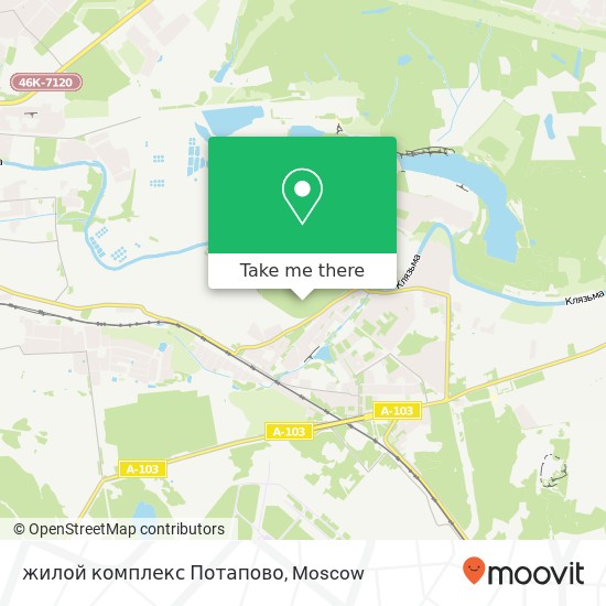 жилой комплекс Потапово map