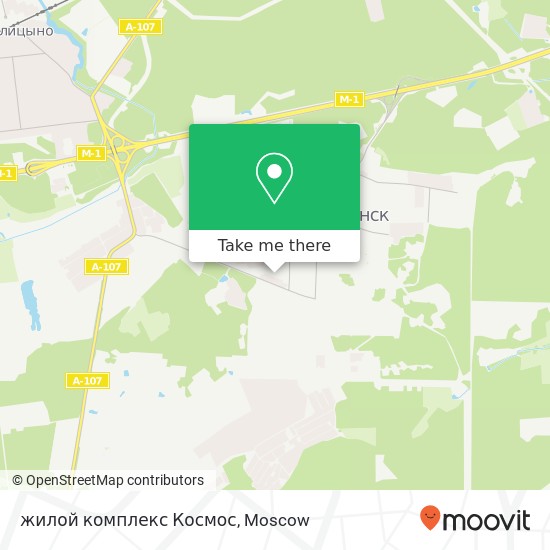 жилой комплекс Космос map