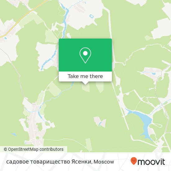 садовое товарищество Ясенки map