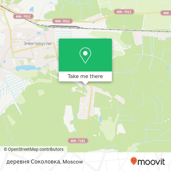 деревня Соколовка map