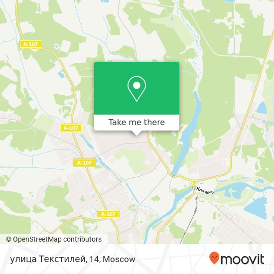 улица Текстилей, 14 map